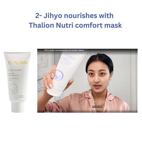 Jihyo beauty routine
