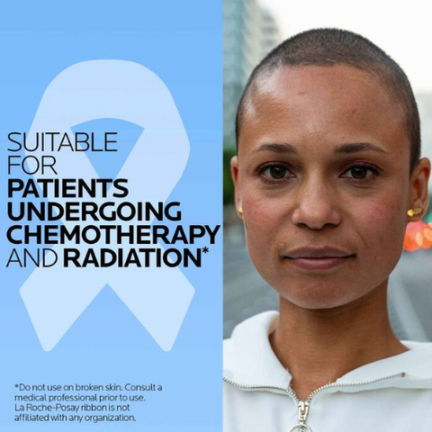 Infographic showing Cicaplast B5 is suitable when undergoing chemotherapy