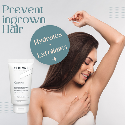 Noreva Karapil prevents ingrown hair due to shaving or waxing