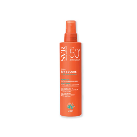 French pharmacy brand SVR spf 50 for the body. European sunscreen formula