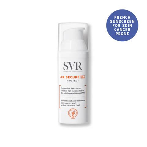French pharmacy brand SVR sun allergies Spf 50