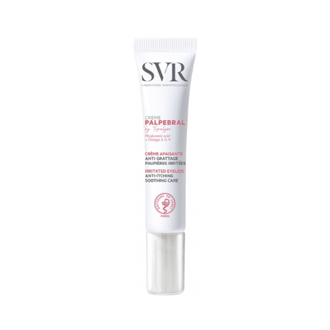 French pharmacy brand SVR eye cream for eczema or ultrasensitive eye contour.