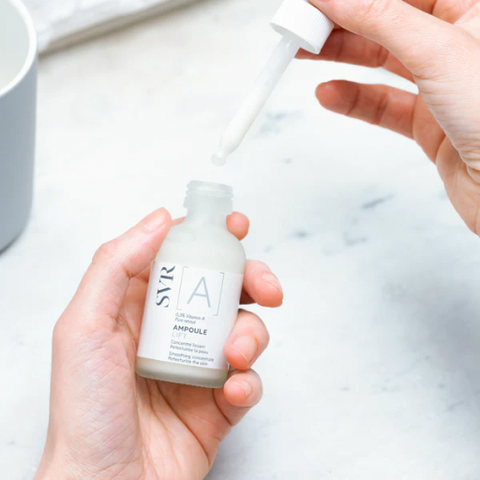 SVR serum using a dropper