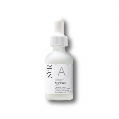 French pharmac Vitamin A ampoule