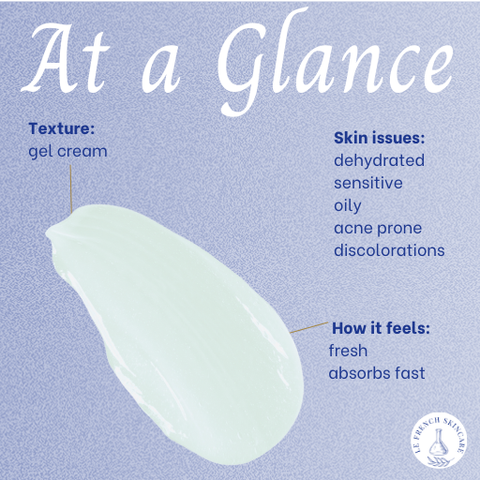 Infographic with key information on Darphin hydraskin light