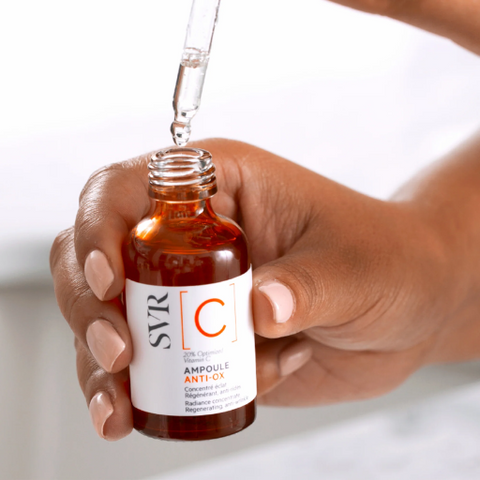 SVR vitamin C ampoule is used via a dropper