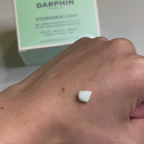 Darphin hydraskin light cream applied on hand