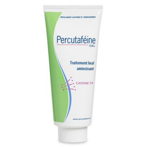 Percutafeine gel contains 5% caffeine to reduce cellulite