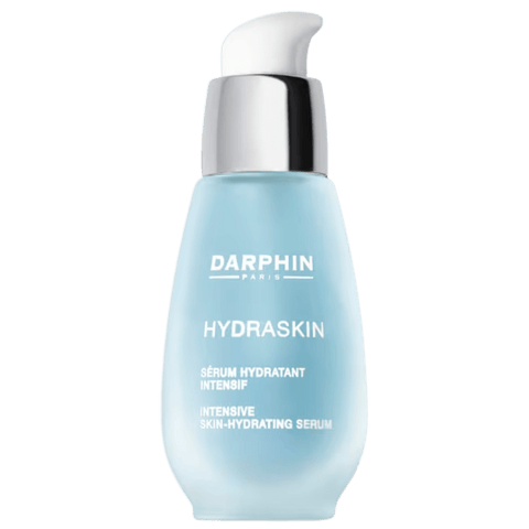 Darphin Hydraskin Serum 1 oz bottle with a sleek design for intensive skin hydration.
