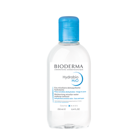 Bottle of Bioderma hydrabio H2O in 8.4 oz sold at lefrenchskincare