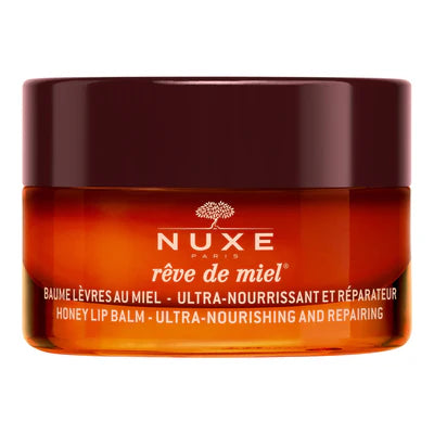 French pharmacy brand Nuxe honey lip balm