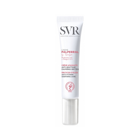 French pharmacy brand SVR eye cream for eczema or ultrasensitive eye contour. 