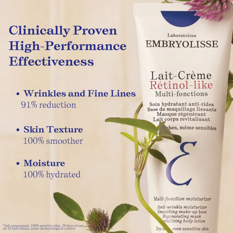 embryolisse retinol like active ingredients infographic 