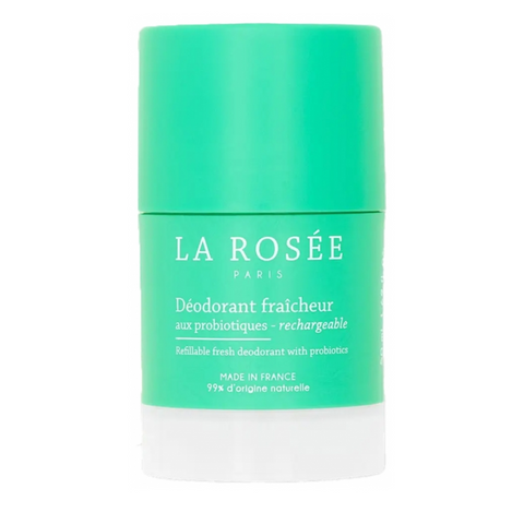 French pharmacy brand La Rosee refillable deodorant with probiotics