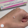 Homeoplasmine applied on hand