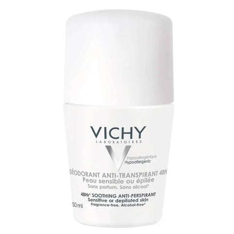 Deodorant from Vichy a French pharmacy brand is sold in the us by lefrenchskincare