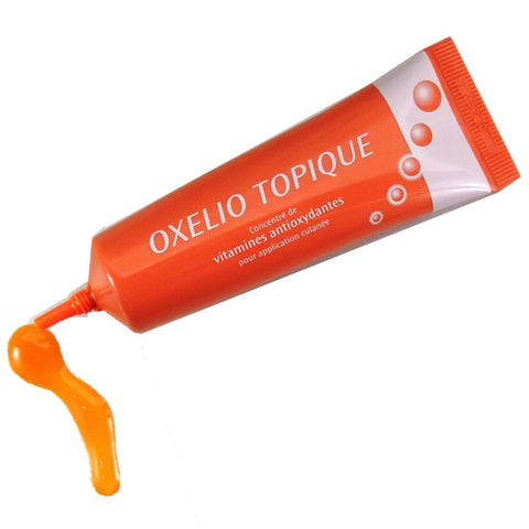 Jaldes Oxelio Topique is an orange gel and is sold in the US by Le Frenchskincare.com